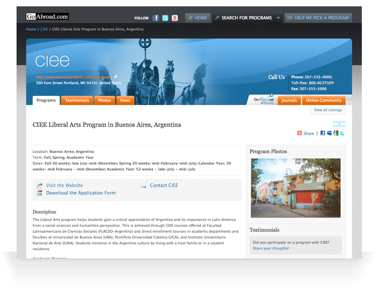 Search Results Page Advertisement Options