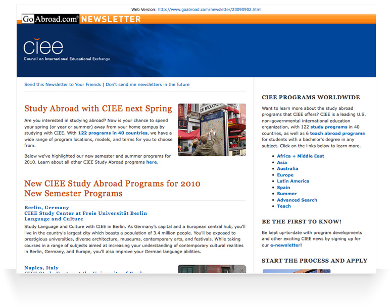 Search Results Page Advertisement Options