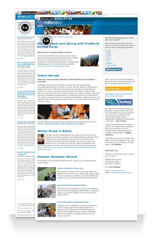 Listings Advertising Options