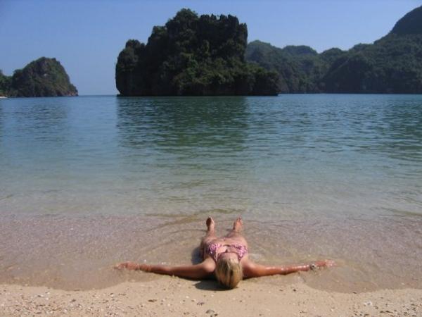 Relaxing in Halong Bay, Pacific Discovery